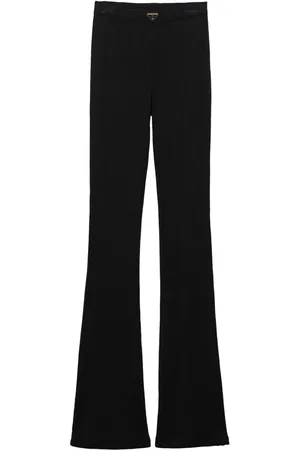 Prada Ribbed flared trousers