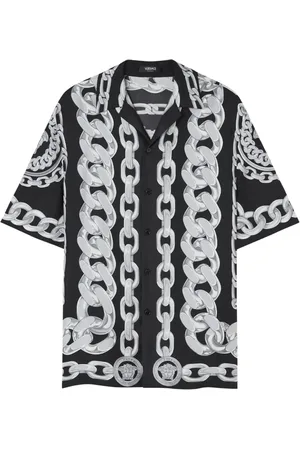 VERSACE Medusa Chains silk shirt