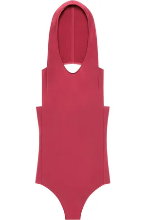 Courrèges Illusion hooded bodysuit