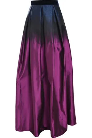 TALBOT RUNHOF Ombr?? jacquard maxi skirt