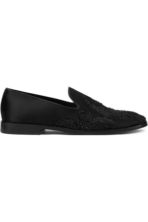 VERSACE Barocco Medusa embroidered slippers