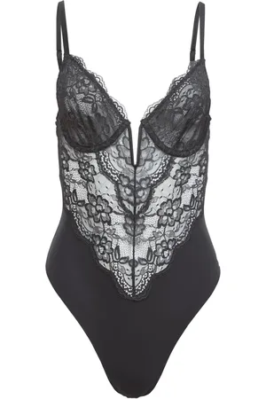 FLEUR DU MAL Bianca lace bodysuit