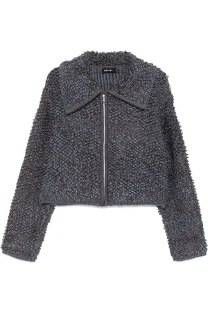 tout a coup Textured zip