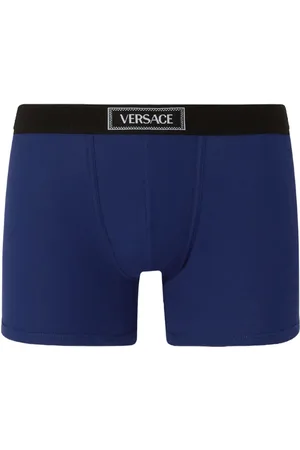 VERSACE 90s Logo ribbed long boxers
