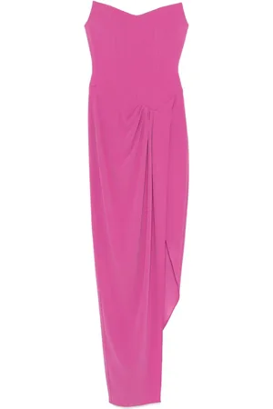 ALEX PERRY Crepe corset mini dress