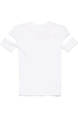 Helmut Lang Slashed shrunken T