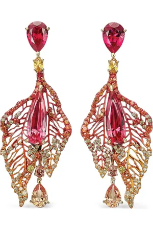 Anabela Chan 18kt vermeil Magma Atlantis drop earrings