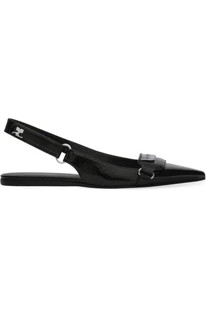 Courrèges Racer slingback pumps