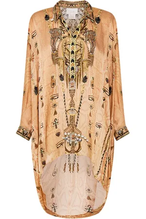 Camilla Draped button
