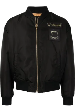 Roberto Cavalli Appliqu?? bomber jacket