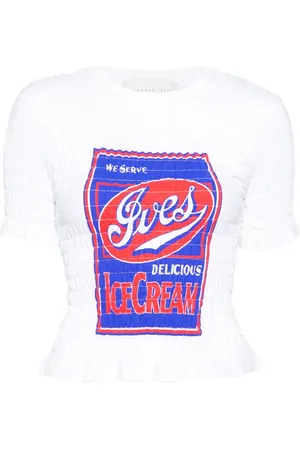 Conner Ives The Shirred ???Ives Ice cream??? T