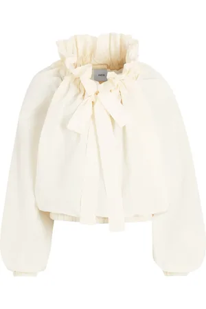 Patou Iconic drawstring faille top