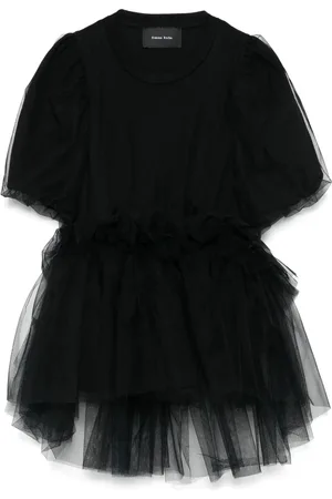 Simone Rocha Tulle overlay puff sleeve T