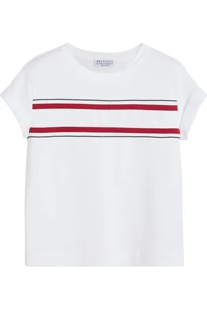 Brunello Cucinelli Striped T