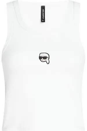 Karl Lagerfeld Ikon cropped pajama top