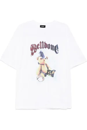 We11 Done Logo print T