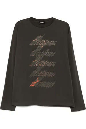 We11 Done Logo print T
