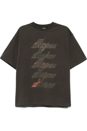We11 Done Logo print T