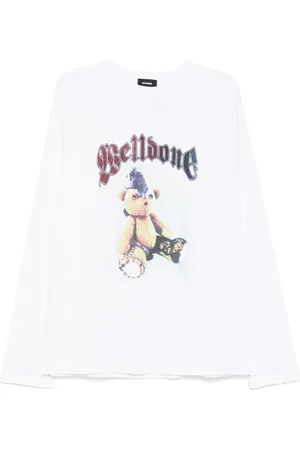 We11 Done Logo print T