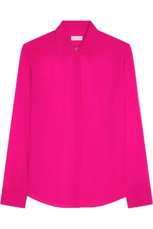 DRIES VAN NOTEN Fitted silk shirt