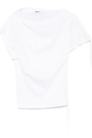 JUUN.J Asymmetric neck T