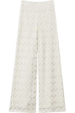 Twin-Set Macram?? palazzo trousers