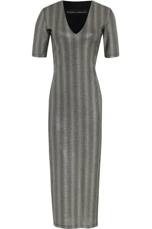 Gloria Coelho Mesh shoulder