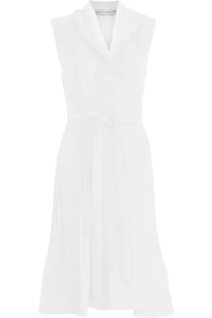 Gloria Coelho Wrap pliss?? mini dress
