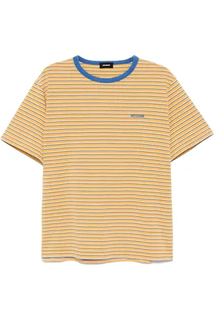 We11 Done Logo striped T