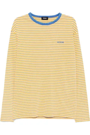 We11 Done Logo Striped t