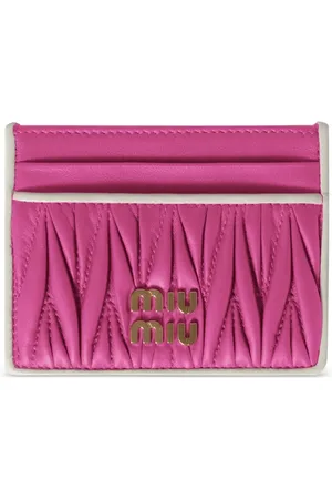 Miu Miu Matelass?? leather card holder