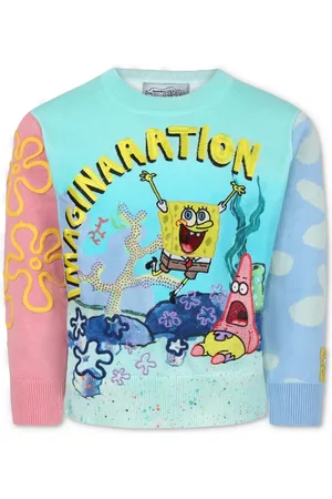 Stella McCartney X SpongeBob SquarePants embroidered crew