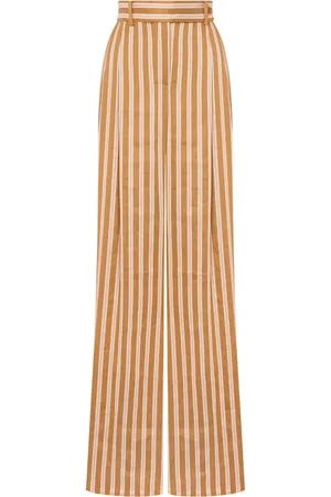 Alberta Ferretti Striped wide