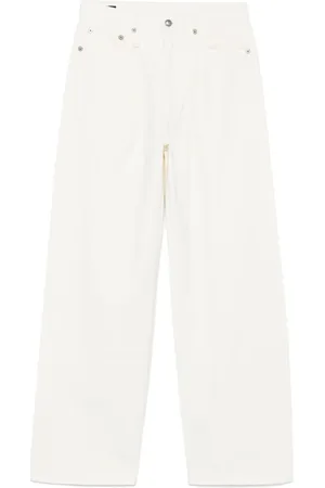 R13 Damon pleated straight