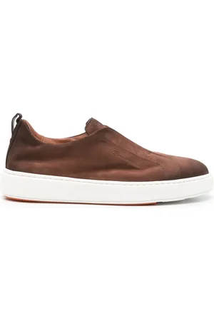 santoni Suede split