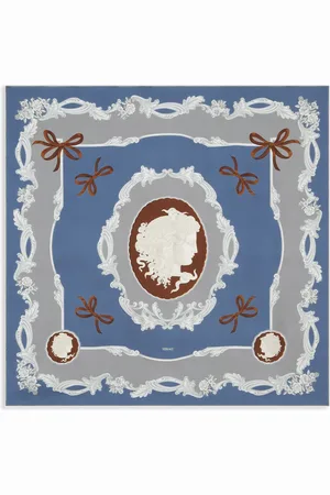 VERSACE Large Cameo silk foulard