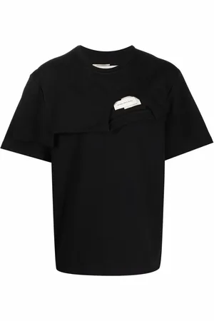 Feng Chen Wang Layered asymmetric cotton T