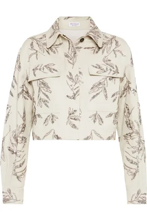 Brunello Cucinelli Flora embroidered jacket