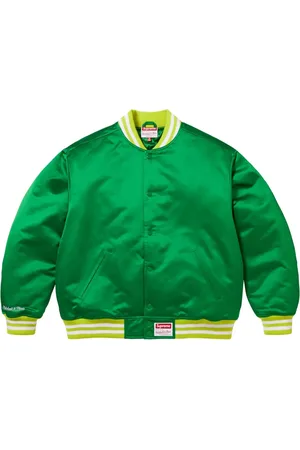 Supreme Mitchell & Ness?? satin varsity jacket