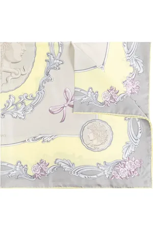 VERSACE Large Cameo silk foulard