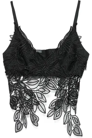 Alberta Ferretti Macram?? foliage top