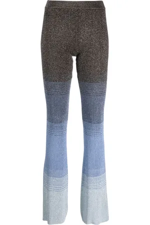 GCDS Degrad?? striped knitted trousers