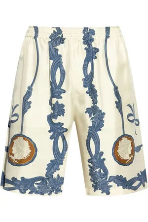 VERSACE Cameo silk shorts