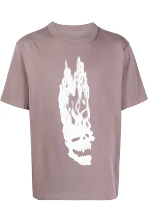 Heron Preston Flaming skull T