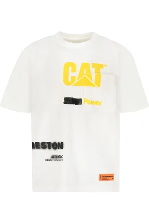 Heron Preston X Cat printed cotton T