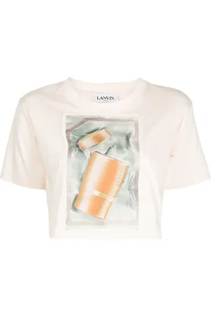 Lanvin Scratch & Sniff cropped T