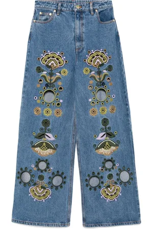 Cynthia Rowley Embroidered wide