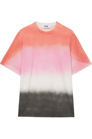 Msgm Gradient cotton t