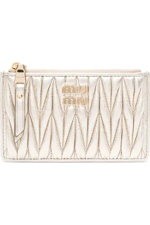 Miu Miu Matelass?? leather wallet