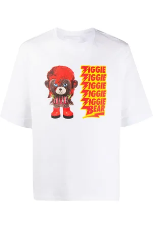 Neil Barrett Ziggie bear print cotton T